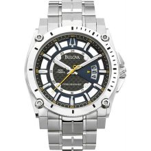 Men's Stainless Steel Precisionist Champlain Quartz Link Bracelet Men's Stainless Steel Precisionist Champlain Quartz Link Bracelet