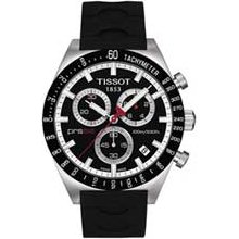 Men's Tissot PRS 516 Chronograph Watch with Black Dial (Model: