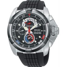 Men's Velatura Advanced Chronograph Yachting Timer Black Dial Rubber S