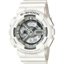 Men's White G-Shock Analog Digital Anti-Magnetic