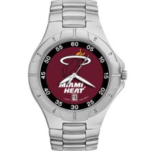 Miami Heat Mens Stainless Steel Pro II Watch