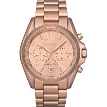 Michael Kors 'Bradshaw' Chronograph Bracelet Watch, 43mm Rose Gold