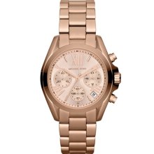 Michael Kors 'Bradshaw - Mini' Chronograph Bracelet Watch, 36mm Rose Gold