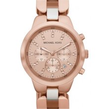 Michael Kors ladies ShowStopper Chronograph Rose Gold Watch