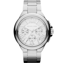 Michael Kors Mid-Size Silver Color Stainless Steel Camille