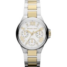 Michael Kors Mk5760 Gold Tone Stainles Steel Chronograph Womens Watch