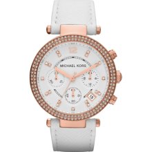 Michael Kors Parker Chronograph Leather Women's Watch MK2281