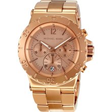 Michael Kors Rose Gold Dial Chronograph Ladies Watch MK5314