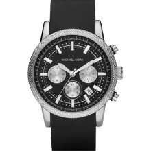 Michael Kors 'Scout' Chronograph Watch Black