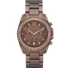 Michael Kors Watch, Womens Chronograph Blair Bronze Tone Stainless Ste