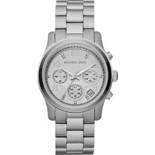 Michael Kors Watch Women's Chronograph Runway Special Edition Silver Mk5683