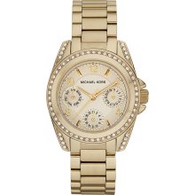 Michael Kors Women's Goldtone Beige Dial Watch MK5639