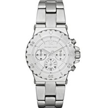 Michael Kors Womens Mk5498 Bel Air Silver Tone Dial Watch