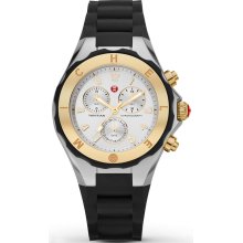 Michele MWW12F000057 Tahitian Jelly Bean Black Silicone Womenâ€™'s Watch