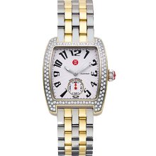 Michele Urban Mini Diamond Gold & Steel Watch | Model: Mww02a000245