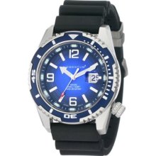 Momentum Men's 1M-Dv50u1 M50 Dss Blue Dial Black Rubber Dive Watch