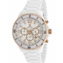 Momentus White Ceramic Bezel Chronograph Men's Watch Tm193c-01cr