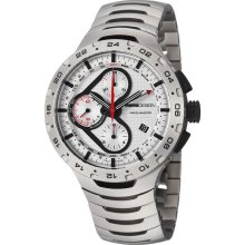 Momo Design Men's 'Master Racer' Silver Dial Titanium Automatic Watch