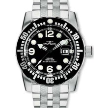Mondia Wave 500 Meter Swiss Automatic Dive Watch with Black Dial