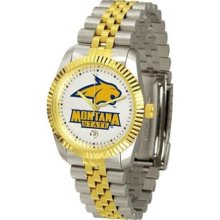 Montana State Bobcats MSU NCAA Mens Steel Executive Watch ...