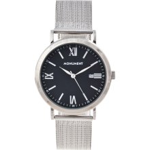 Monument Unisex Roman Numeral Mesh Watch (MMT4555)