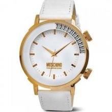 Moschino Chic & Cool Quartz Analog White Designer Watch MW0247