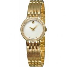 Movado 0606070 Esperanza Ladies Watch White Mother Of Pearl Dial 606070