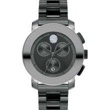 Movado Bold Mid-Size Grey Chronograph Watch