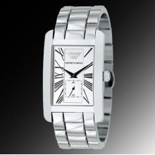 Msrp $295 Authentic Genuine Emporio Armani Classic Watch Model Ar0145