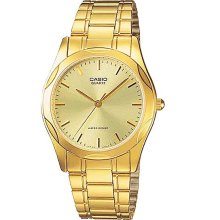 MTP-1275G MTP-1275G-9ADF Casio Quartz Gold Plated Gents Watch