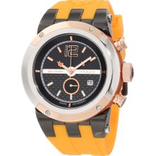 Mulco MW5-1621-305 Fashion Analog Orange Silicone Band Unisex Watch