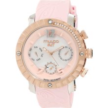 Mulco MW5-1622-813 Nuit Lace Pink Dial Chronograph Unisex Watch
