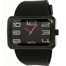 Nice Italy W1010bla023001 Black Mens Watch