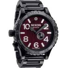 Nixon 51-30 Tide Watch - Dark Wood / Black