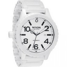 Nixon 51-30 White Ceramic Mechanical Mens Watch A147-126