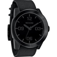 Nixon CORPORAL ALL BLACK Skate Model Watch A243-001