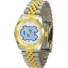 North Carolina Tar Heels UNC Mens Steel Executive Watch