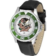 North Dakota Fighting Sioux UND NCAA Mens Leather Wrist Watch ...