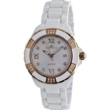 Oceanaut Ladies Ceramic Case and Bracelet Mother of Pearl Dial Date Display CR1C2646