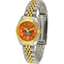 Oklahoma State University Ladies Gold Dress Watch