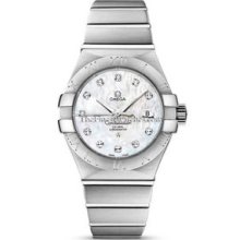 Omega Constellation Brushed Chronometer 31mm Watch 12310312055001