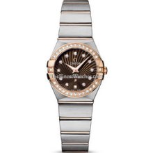 Omega Constellation Brushed Quartz 24mm Ladies Watch 12325246063001
