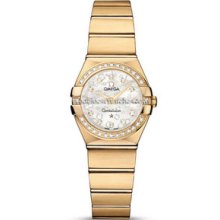Omega Constellation Brushed Quartz 24mm Ladies Watch 12355246055016