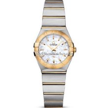 Omega Constellation Brushed Quartz 24mm Ladies Watch 12320246005002
