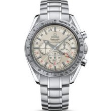 Omega Speedmaster Broad Arrow GMT Mens Watch 35813000