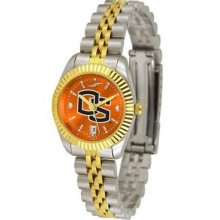 Oregon State Beavers Ladies Gold Dress Watch