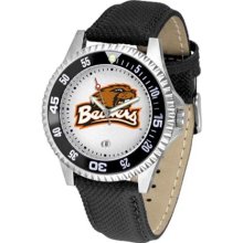 Oregon State Beavers OSU Mens Leather Wrist Watch