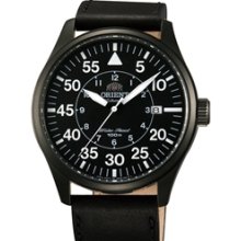 Orient 21-Jewel Automatic Aviator Flight Watch with Black Leather Strap #ER2A001B