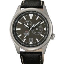 Orient Defender 21-Jewel Automatic Field Watch with Black Leather Strap #ET0N002K