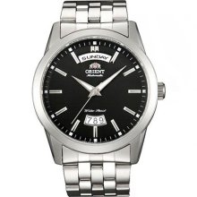 Orient Mens Automatic Black Dial Sports Watch FEV0S003B